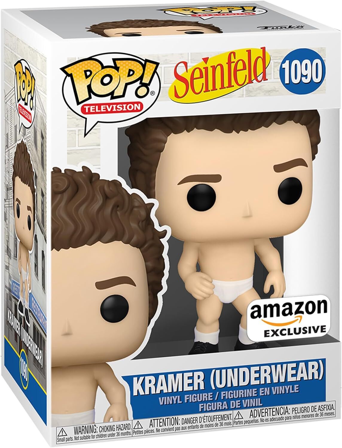 Funko Pop Tv Seinfeld - Kramer En Ropa Interior - Exclusivo De Amazon - Coleccionable V