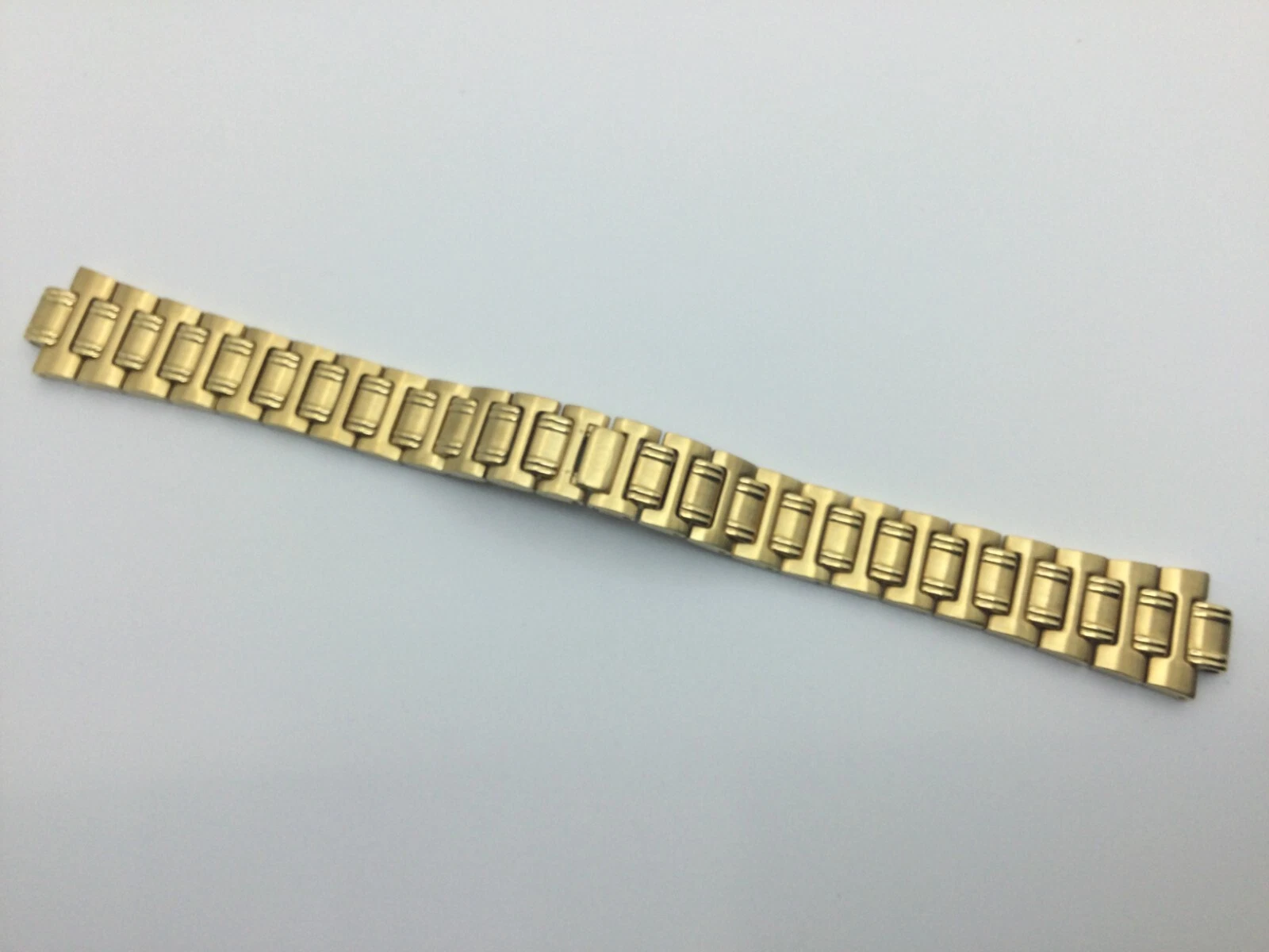 RARE BRACELET DE MONTRE GUCCI ORIGINAL 8/16 MM POUR 9800 L JAUNE