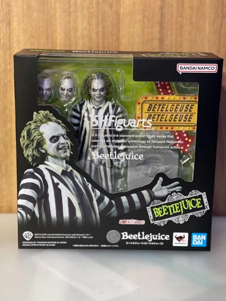 Bandai S.H.Figuarts Beetlejuice (BEETLEJUICE) altura 150 mm 2025 de Japón Nuevo Foto 2 de 4