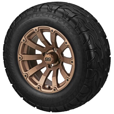 (4) 23x10R12 RT66 Cruiser Radial Tires on 12x7 Matte Bronze Beast Wheels