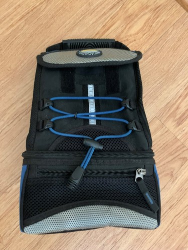 California Innovations Insulated Cooler Backpack Bag Black Blue Mesh Zip Around - Picture 2 of 7