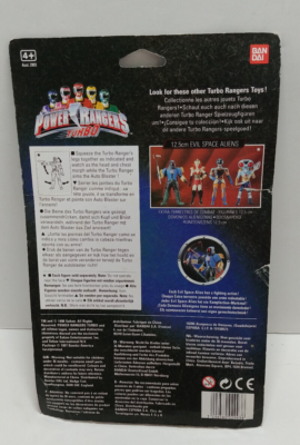 Power Rangers Turbo 1997 Triple Action Blue Ranger Justin MOSC MOC