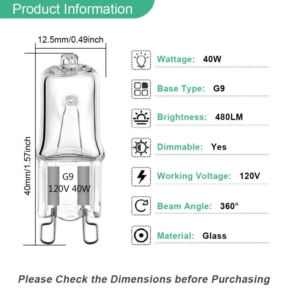 T4 g9 cheap halogen bulb