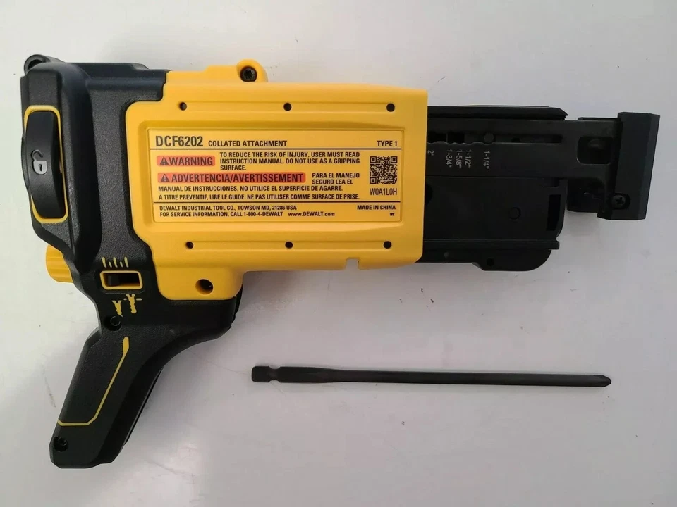 NOVO DEWALT acessório agrupado para pistola de parafuso de drywall (DCF6202) 1de BIT incluído NOVO - Imagem 2 de 4