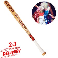 84CM Solid Wood Baseball Bat Stick Suicide Squad Halloween Cosplay