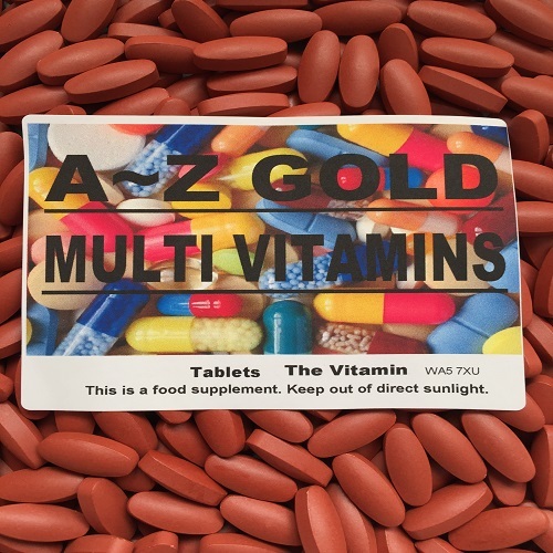 MULTI VITAMINS A~Z GOLD 360 tablets 1 per day FREE P&P