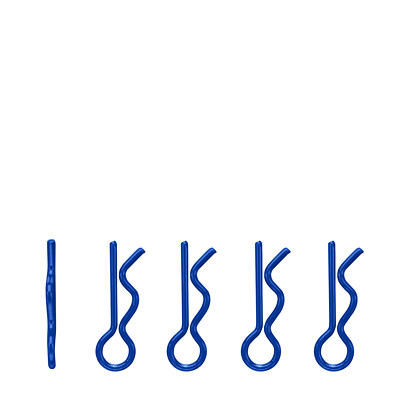 Body Clips Clips 15mm Blue for RC Car 1:10 - 1:8 5pcs partCore 310021