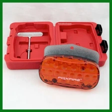 Flashing Signal Magnet Mount 26 Amber LEDs Foxfire Logger Light With Hard Case