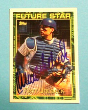 1994 Topps, Chicago Cubs - MATT WALBECK - autographed - Future Star