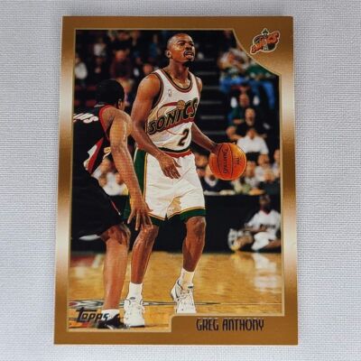 1998-99 Topps NBA Basketball #84 Greg Anthony Seattle