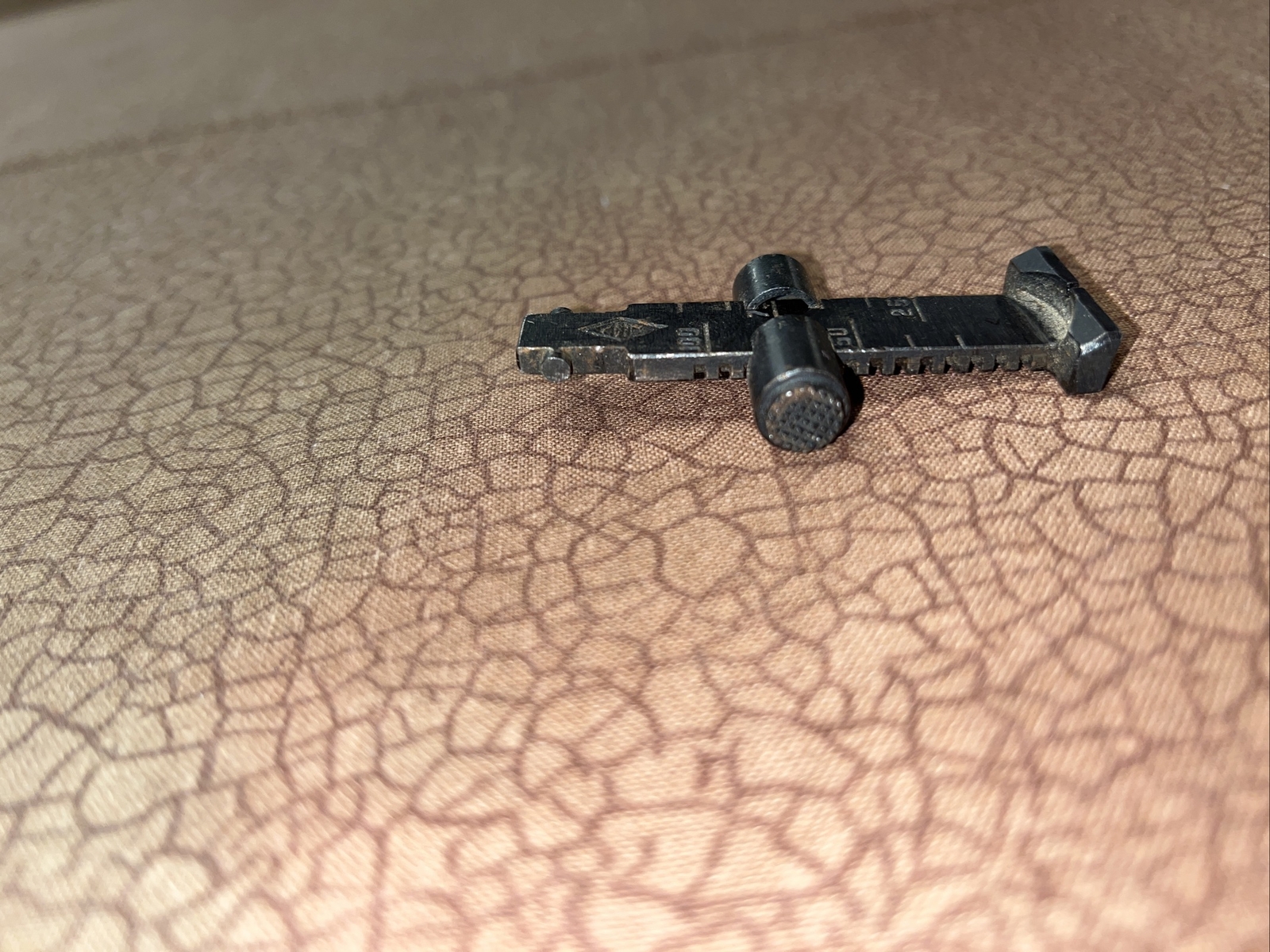 Vintage Rifle Ladder Adjustable Rear Sight Gun Parts Military 19 eBay