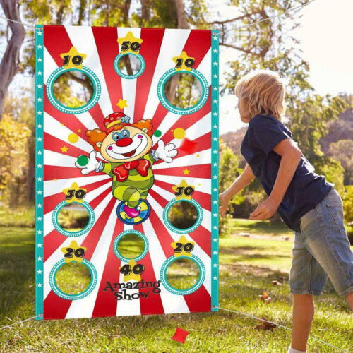 Bean Bag Toss Game Fun Set Kids Family Outdoor Toys Decorations Theme Party - Photo 1/4