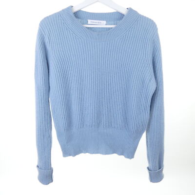 STEPHAN BOYA Pullover Strick Knit Blau Kaschmir Gr. S 36