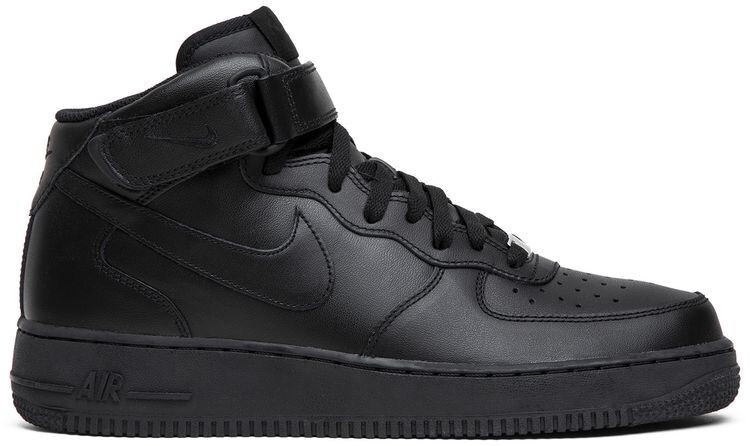 Nike Air Force 1 Mid '07 Triple Black for Sale | Authenticity