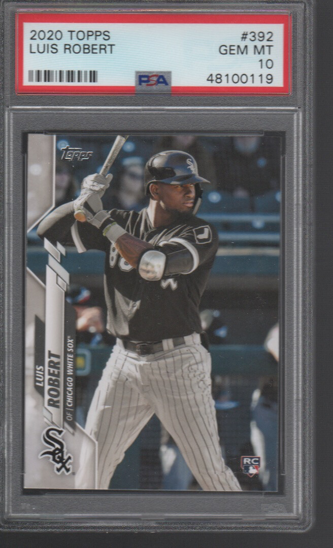 LUIS ROBERT 2020 TOPPS ROOKIE CARD #392  PSA 10 