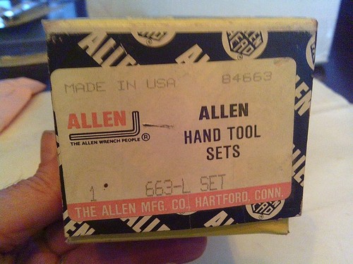 ALLEN 15 Piece Hex Key Set 663-L Made In USA - Picture 5 of 5