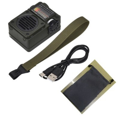 HRD-700 Bluetooth Music Player Multiband Radio Receiver with Portable Design