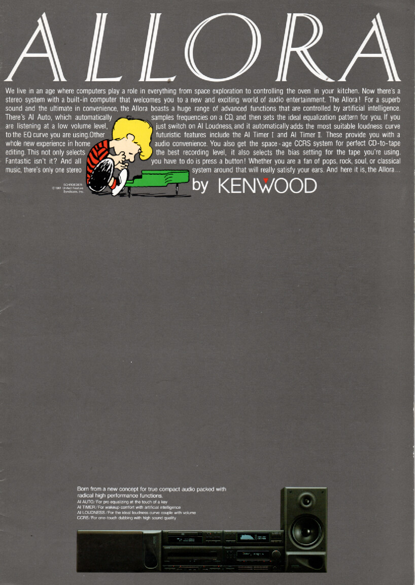 Kenwood - Allora Stereo - Original Sales Brochure - (In Japanese