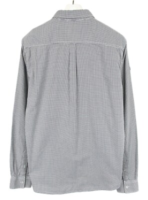 SUPERDRY Regular Fit Shirt Herren XL Casual Button Down Neck Patterned