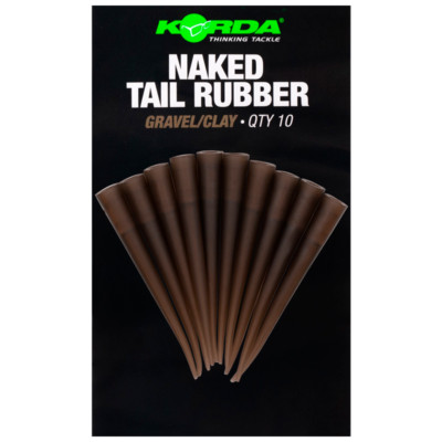 Korda Naked Tail Rubber Gravel Clay 10 Stück