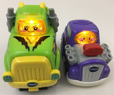 VTech Go Go Smart Wheels Interactive Monster Truck #3 Green and Purple Hot Rod
