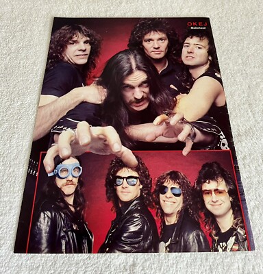 Motorhead 1984 Lemmy Clipping Poster Swedish Music magazine