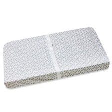 Wendy Bellissimo Mix  Match Geometric Print Changing Pad Cover in Grey