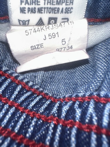 Vintage Tommy Hilfiger Children's Denim Jeans Size 5 RARE! Girls Toddler - Picture 13 of 15