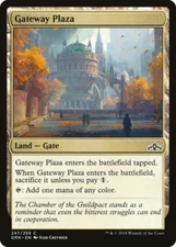 GATEWAY PLAZA x4 mtg NM-M Guilds of Ravnica 4 Common