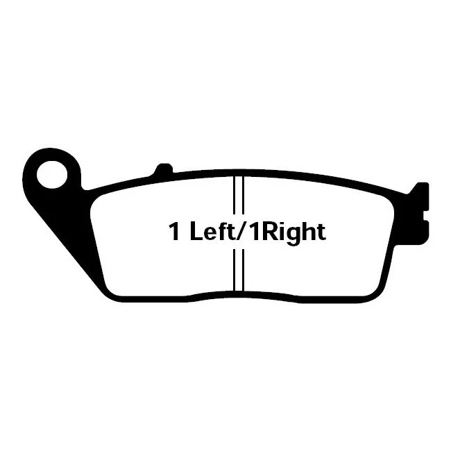 EBC Organique Plaquettes de Frein avant et Arrière Pour Honda NSS125 Forza (2015 - Photo 3/4