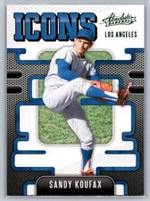 2021 Panini Absolute #I-13 Sandy Koufax Icons Green Los Angeles Dodgers
