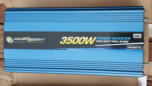 Power Bright Power Inverter 3500W 12V DC to AC