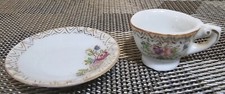 Vintage Miniature Teacup and Plate; Made in Japan