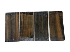 Gaboon Ebony Guitar Headplate/Peghead/Overlay - 190x88x4 mm -Free US Shipping