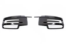 Mercedes CLS C218 Wing Mirror Cover Set AMG Look Black Gloss 11-17 Pair