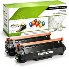 2PK TN830XL Toner Compatible for Brother TN830 XL DCP-L2640DW HL-L2405W L2460DW