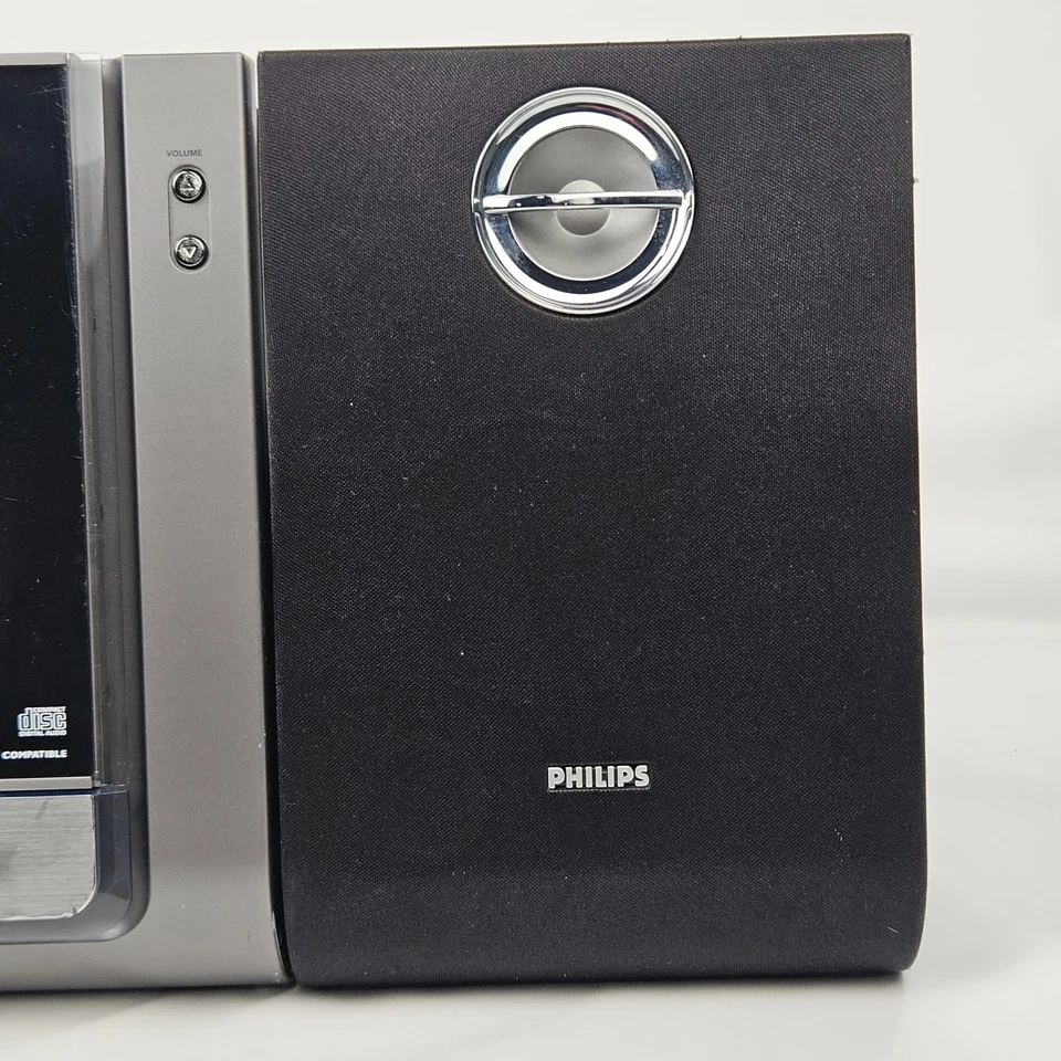 Philips Micro System MC235B CD/AM/FM/AUX Home Stereo System Tested Working Video - Image 2 of 4