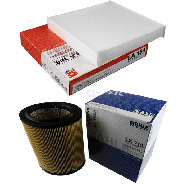 Mahle / Knecht Set Filterpaket Innenraumfilter LA 184 Luftfilter LX 715-image