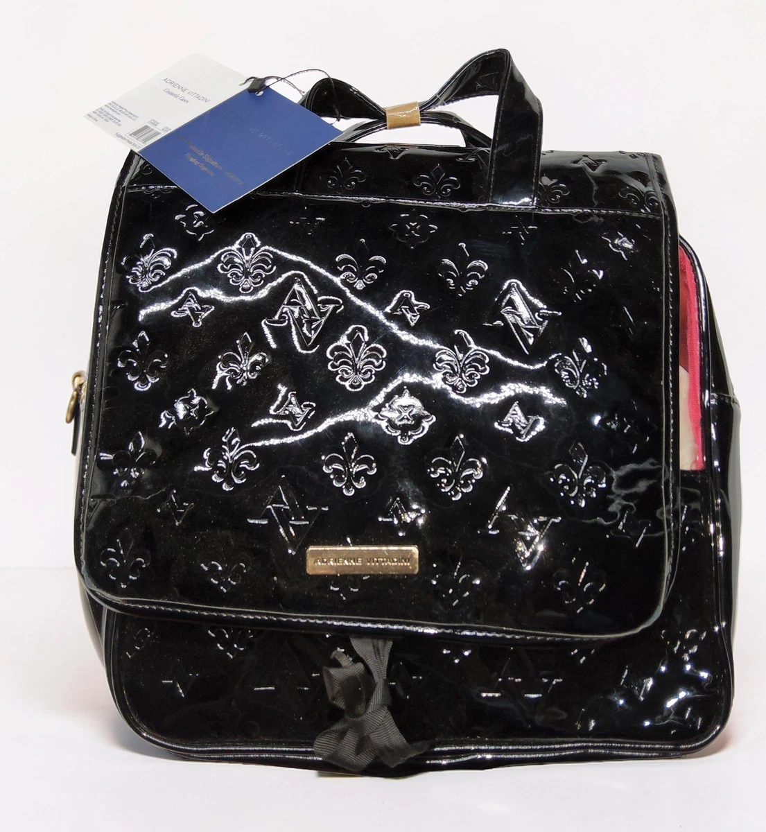 Trousse De Toilette De Voyage Homme Adrienne Vittadini - Noire Zippée - Neuf