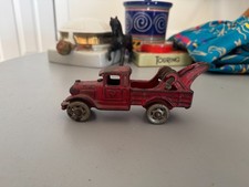 1930's Arcade Cast Iron Red Wrecker With Working Winch