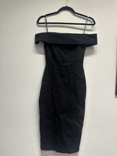 Black Windsor off the shoulder bodycon dress size XS