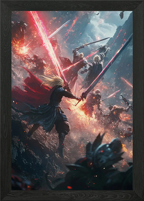 Final Fantasy Gerahmtes Wandbild Poster Leinwanddruck Bild