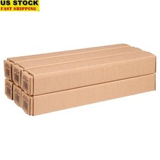 Recycled Telescoping Square Mailing Tube 20 To 38 Inch Kraft Corrugated 6 Pack