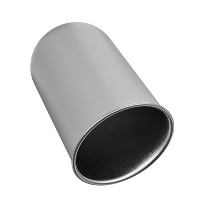 Portable Stainless Steel Mouthwash Cup Grey Toothbrush Holder for Home Use