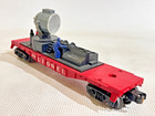 LIONEL VERY NICE 6822 DARK RED NIGHT CREW SEARCHLIGHT CAR W/ BLACK STRUCTURE LF — photo 7