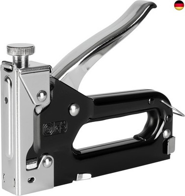Rapid Handtacker Compacta, Tacker für Holz und Stoffe, Komplett aus Stahl, 