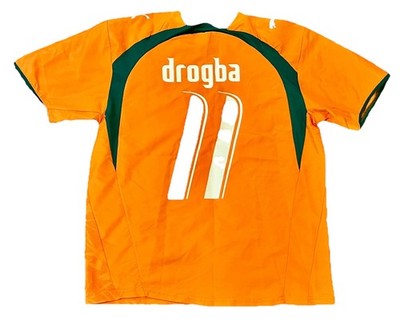 Didier Drogba — Ivory Coast Puma Jersey — Size Men's Medium