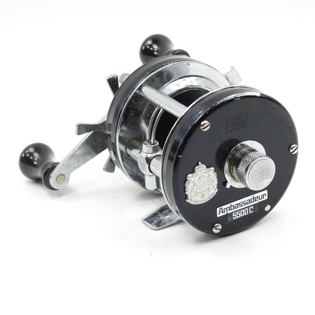 ABU ambassadeur 5500C BIG Ａ Abu Garcia Ambassadeur 5500C Fishing Reel. Black. Made in