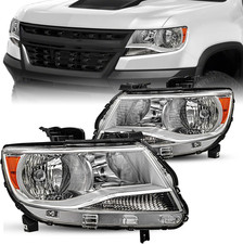 Halogen Headlight Assembly Fit for 2015-2022 Chevy Colorado 4-Door Extra Cab | C