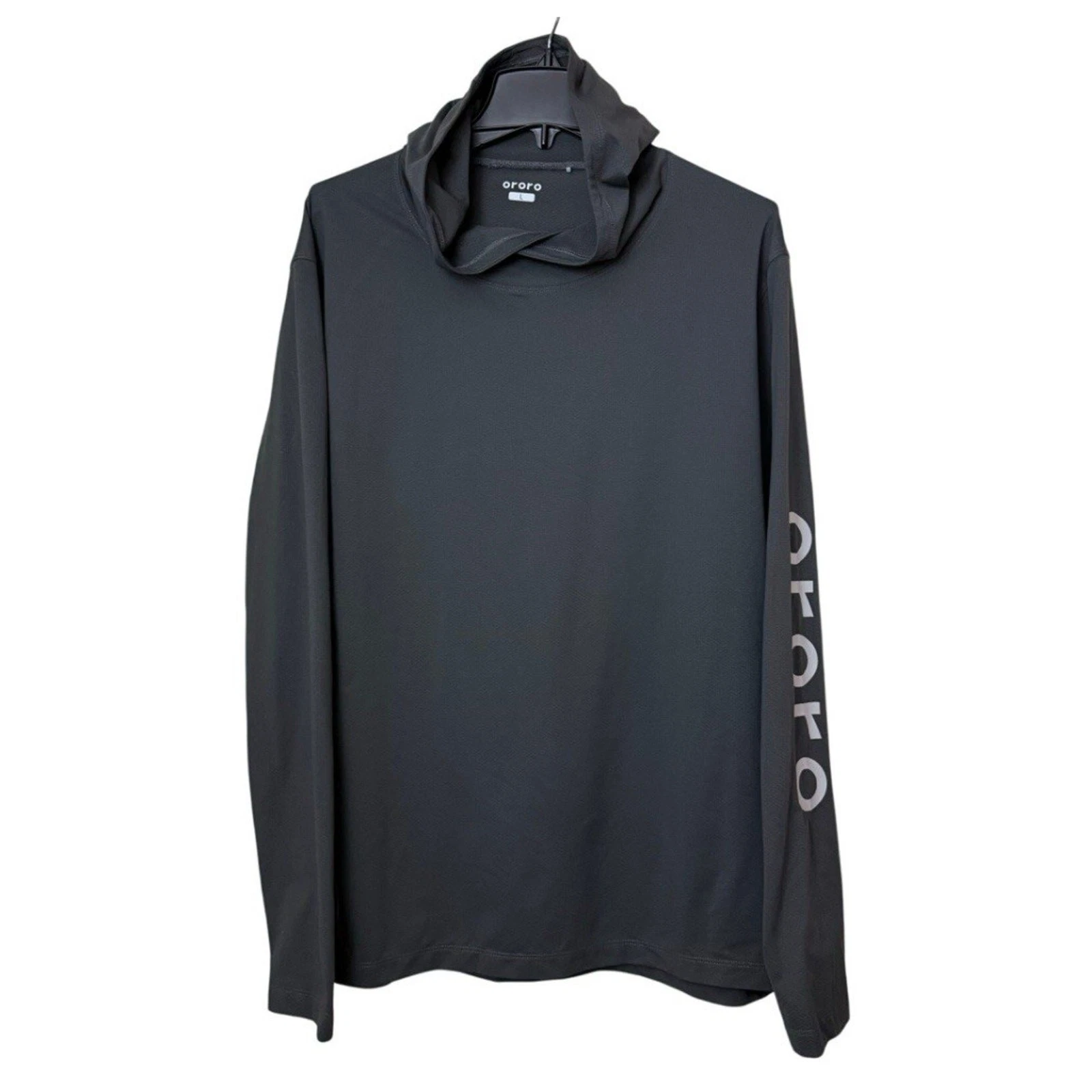 Ororo Hoodie Mens Large Gray Pullover Quick Dry Unisex Athleisure